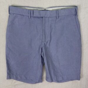 Polo Ralph Lauren Shorts Mens 33 Blue Heather Chino Classic Fit Golf Preppy